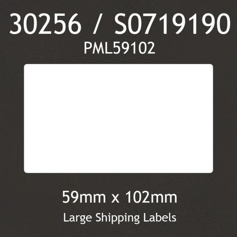 Dymo Compatible 30256 Large Shipping Labels Labels 59x102mm - Roll of 300