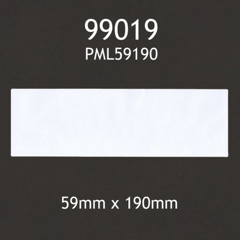 Dymo Compatible 99019 Large Lever Arch Labels 59x190mm Roll of 110 Labels